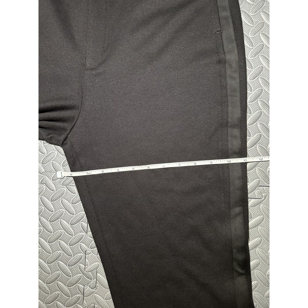 NEW rag & bone Joan Slim Fit women's black Slit cuffs stripe Pants 52%cotton L - Picture 8 of 11